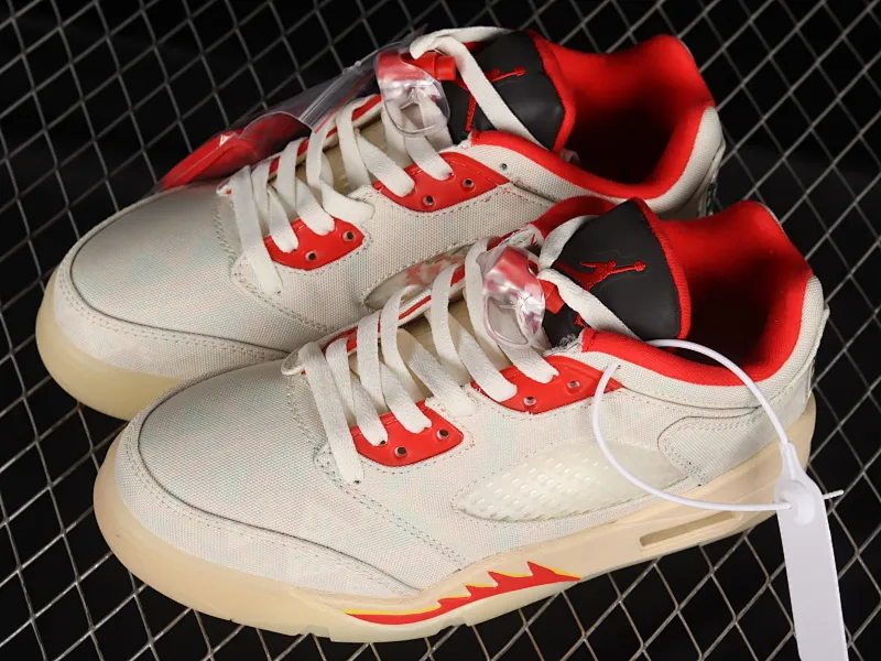All categories Air Jordan Jordan series basketball shoes Air Jordan 5 G version Air Jordan 5 Low "Chinese New Year" AJ5 Joe 5 China limited low-top basketball shoes DD2240-100